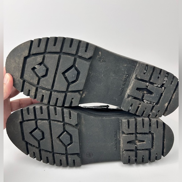 Topshop Wide Fit BROOKE Black Unit combat Boot Size 39 Like NEW Streetwear - Picture 6 of 9